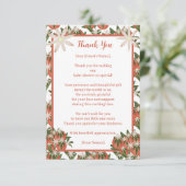 リトルかわいこちゃんクレメンチン | 柑橘系ベビーシャワー サンキューカード (スタンド正面)