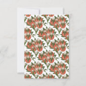 リトルかわいこちゃんクレメンチン | 柑橘系ベビーシャワー サンキューカード (裏面)