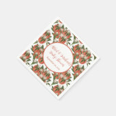 リトルかわいこちゃんクレメンチン | 柑橘系ベビーシャワー スタンダードカクテルナプキン (角)