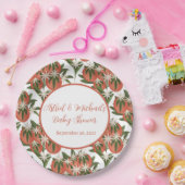 リトルかわいこちゃんクレメンチン | 柑橘系ベビーシャワー ペーパープレート (パーティー)