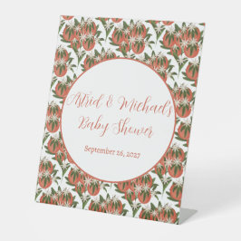 リトルかわいこちゃんクレメンチン | 柑橘系ベビーシャワー 台座サイン