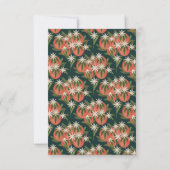 リトルかわいこちゃんクレメンチン| 柑橘類テーマベビーシャワー サンキューカード (裏面)