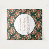 リトルかわいこちゃんクレメンチン | 柑橘類テーマベビーシャワー タペストリー (正面(横))