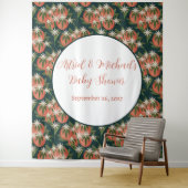 リトルかわいこちゃんクレメンチン | 柑橘類テーマベビーシャワー タペストリー (インサイチュ)