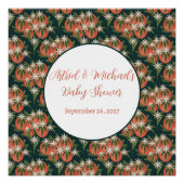 リトルかわいこちゃんクレメンチン| 柑橘類テーマベビーシャワー ポスター (正面)