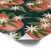 リトルかわいこちゃんクレメンチン| 柑橘類テーマベビーシャワー ポスター (コーナー)