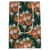 リトルかわいこちゃんクレメンチン| 柑橘類テーマベビーシャワー ミディアムペーパーバッグ (裏面)