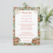 リトルかわいこちゃんクレメンティンセージ中性ベビーシャワー サンキューカード (スタンド正面)