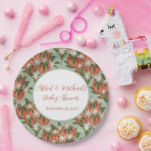 リトルかわいこちゃんクレメンティンセージ中性ベビーシャワー ペーパープレート (パーティー)