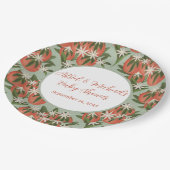 リトルかわいこちゃんクレメンティンセージ中性ベビーシャワー ペーパープレート (アングル)