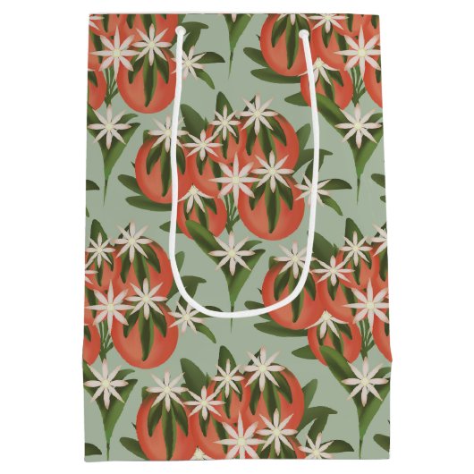 リトルかわいこちゃんクレメンティンセージ ミディアムペーパーバッグ (裏面)