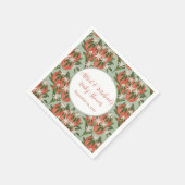 リトルかわいこちゃんクレメンティンセージ | 柑橘系ベビーシャワー スタンダードカクテルナプキン (角)