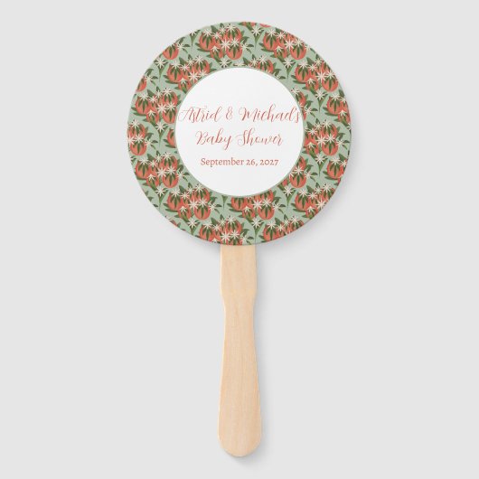 リトルかわいこちゃんクレメンティンセージ | 柑橘系ベビーシャワー ハンドファン (正面)