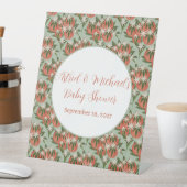 リトルかわいこちゃんクレメンティンセージ | 柑橘系ベビーシャワー 台座サイン (インサイチュ)