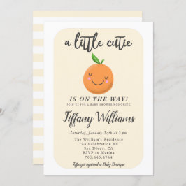 リトルかわいこちゃんクレメンテ男女兼用ィンベビーシャワー 招待状