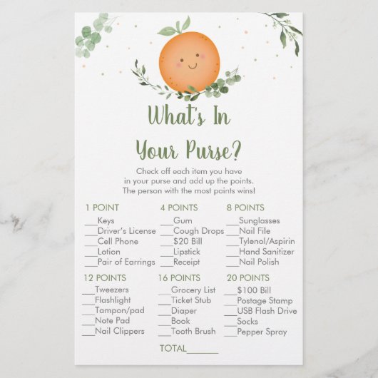 リトルかわいこちゃんグリーンあなたの財布ゲームの中に何がある (正面)