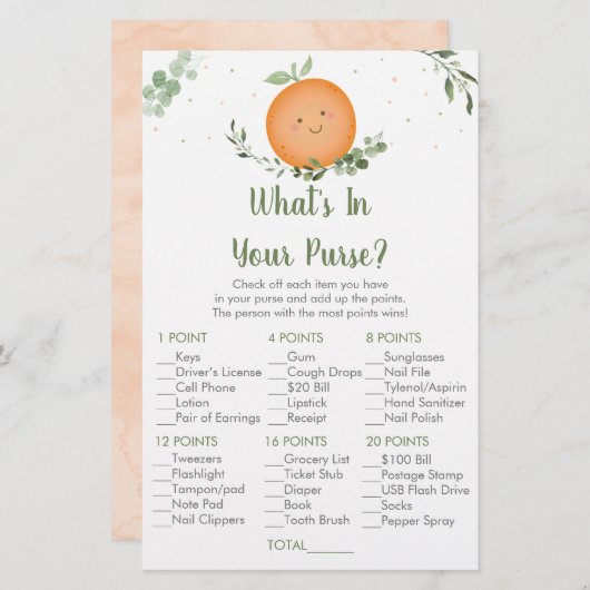 リトルかわいこちゃんグリーンあなたの財布ゲームの中に何がある (正面/裏面)