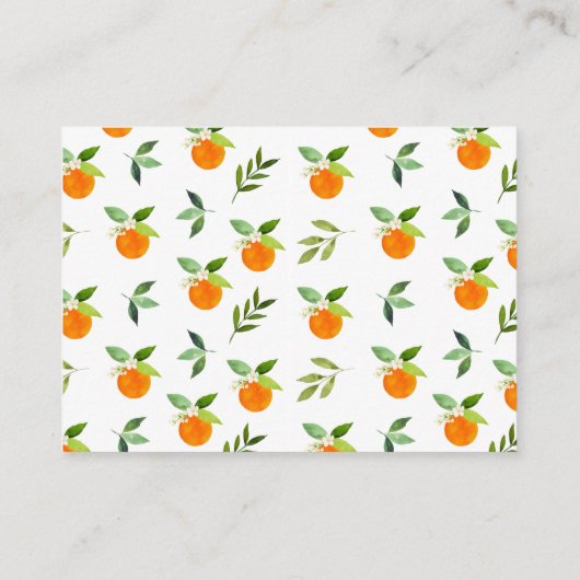 リトルかわいこちゃんグリーンフローラはゲームの数を推測 エンクロージャーカード (裏面)