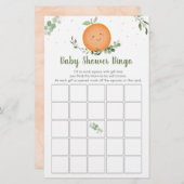 リトルかわいこちゃんグリーンリーベビーシャワービンゴゲーム (正面/裏面)