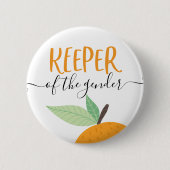 リトルかわいこちゃんシトラスオレンジキーパー・オブ・ザ・ジェンダー 缶バッジ (正面)