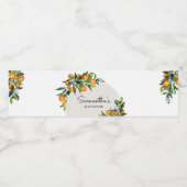 リトルかわいこちゃんシトラスオレンジ ペットボトルラベル (シングルラベル)