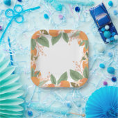 リトルかわいこちゃんシトラスベビーシャワー紙プレート ペーパープレート (パーティー)