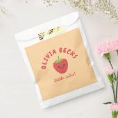 リトルかわいこちゃんストロベリーベビーシャワー フェイバーバッグ (封をした状態)