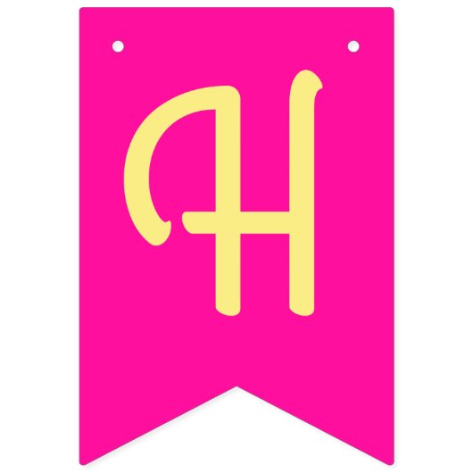 リトルかわいこちゃんタンジェリンバースデーパーティー バンティングフラッグ (第2の旗)