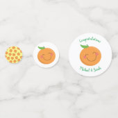 リトルかわいこちゃんタンジェリンベビーシャワー男女兼用 コンフェッティ (正面)