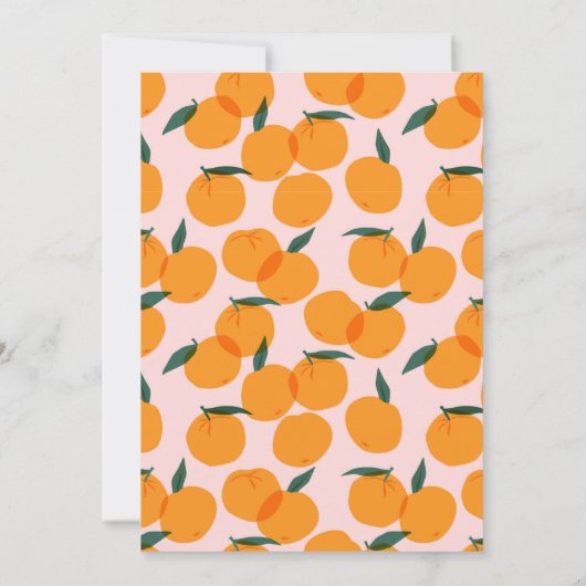 リトルかわいこちゃんツインズベビーシャワー招待状 招待状 (裏面)