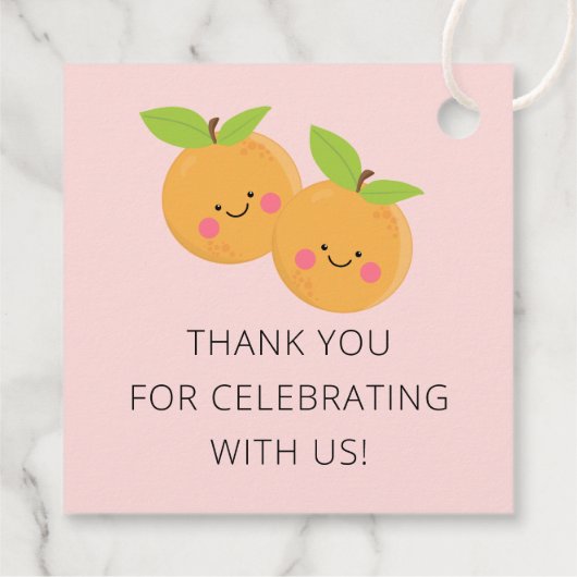 リトルかわいこちゃんツインズベビーシャワー フェイバータグ (裏面)