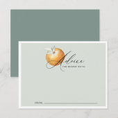 リトルかわいこちゃんテーマベビーシャワーアドバイスカード ポストカード (正面/裏面)