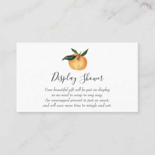 リトルかわいこちゃんディスプレイシャワー挿入カード エンクロージャーカード (正面)