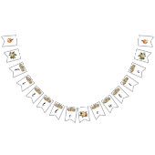 リトルかわいこちゃんバナーリトルかわいこちゃんベビーシャワーバーン バンティングフラッグ (全)