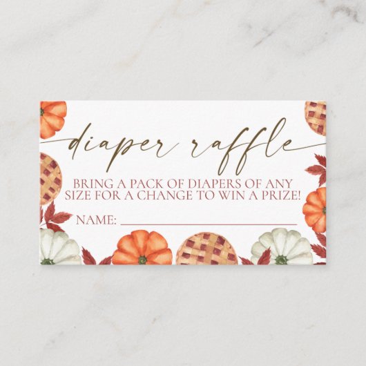 リトルかわいこちゃんパイおむつラッフルエンクロージャカード エンクロージャーカード (正面)