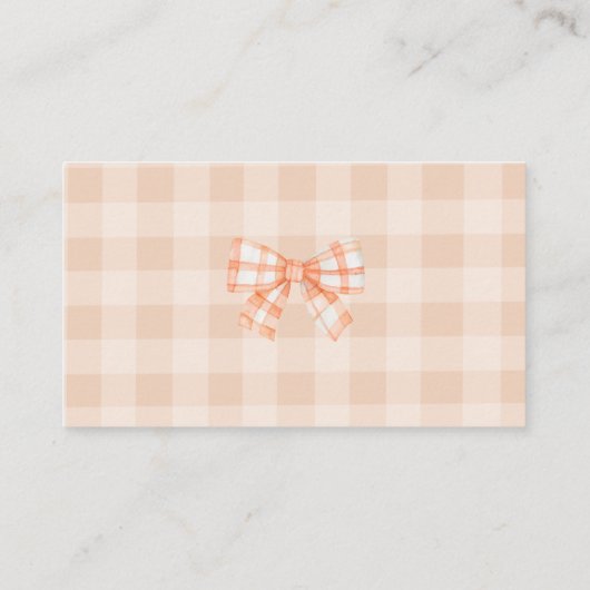 リトルかわいこちゃんパイおむつラッフルチケット エンクロージャーカード (裏面)