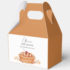 リトルかわいこちゃんパイさくらんぼ素朴秋ベビーシャワー フェイバーボックス