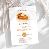 リトルかわいこちゃんパイは途中カボチャの赤ちゃんシャワー 招待状