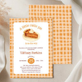 リトルかわいこちゃんパイは途中カボチャの赤ちゃんシャワー 招待状