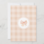 リトルかわいこちゃんパイは2歳の誕生日パーティー 招待状 (裏面)