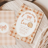 リトルかわいこちゃんパイは2歳の誕生日パーティー 招待状