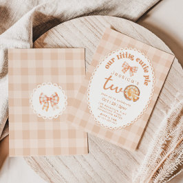 リトルかわいこちゃんパイは2歳の誕生日パーティー 招待状