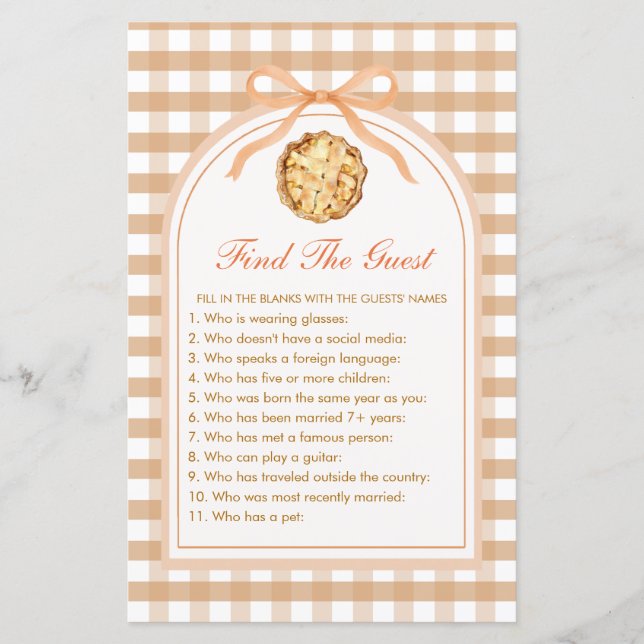 リトルかわいこちゃんパイを見つけるゲスト誕生日ゲーム (正面)