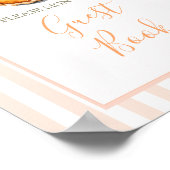 リトルかわいこちゃんパイオレンジギンガムゲストブック ポスター (角)