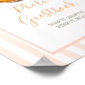 リトルかわいこちゃんパイオレンジギンガムフォトゲストブック ポスター (角)