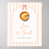 リトルかわいこちゃんパイオレンジギンガムラブズスウィート ポスター (正面)