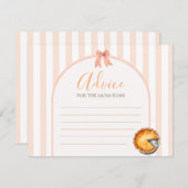 リトルかわいこちゃんパイオレンジジンガムアドバイスforママ エンクロージャーカード (正面/裏面)