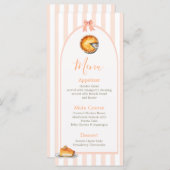 リトルかわいこちゃんパイオレンジジンガム誕生日メニュー メニュー (正面/裏面)