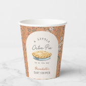 リトルかわいこちゃんパイオレンジフローラ赤ちゃんシャワー 紙コップ (正面)