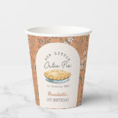 リトルかわいこちゃんパイオレンジフローラ1st誕生日 紙コップ (正面)